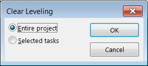 Resource leveling in MS Project - Clear Leveling